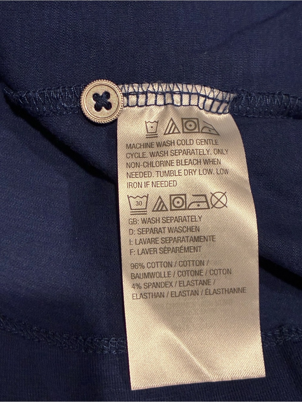 Denim&Co Navy Utility Drawstring Jacket - Picture 4 of 6
